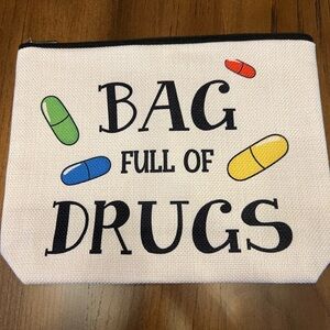 NWOT  CUTE COSMETIC OR
A BAG FULL OF DRUGS OF COURSE! 😂